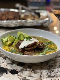 Green Pozole with Carnitas